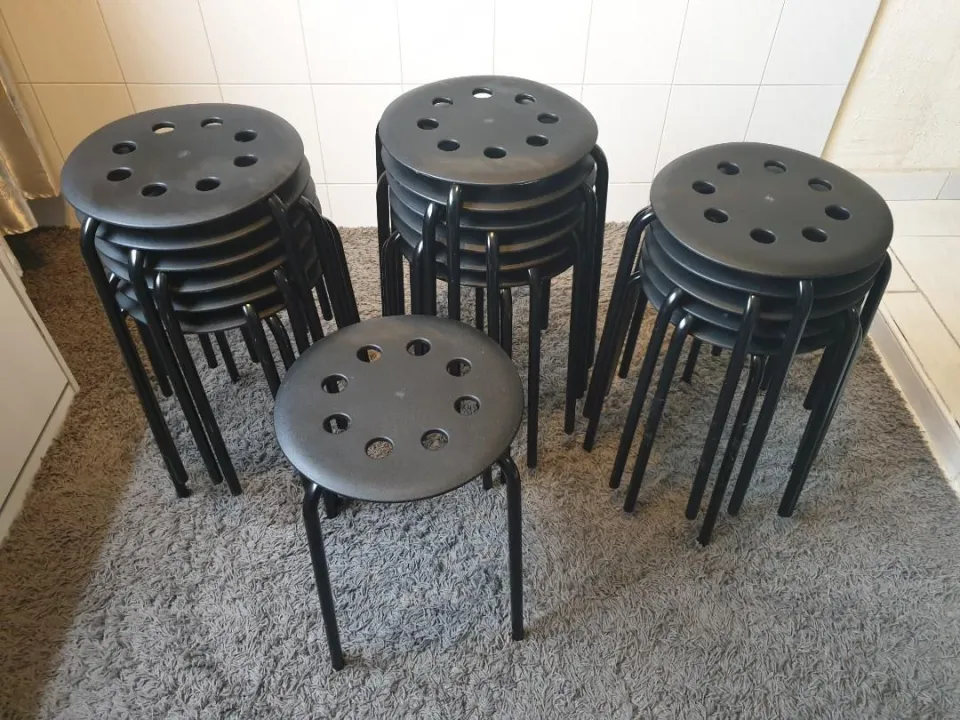 IKEA Marius Indoor Outdoor Seating Plastic Chair Dining Chair