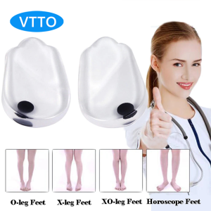 VTTO 1Pair Silicone Magnetic Therapy Shoes Pads For High Heels Inserts O/X Legs Orthopedic Gel Insoles Heel Pads For Spur Fascitis Plantar
