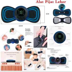 Alat Pijat Leher Terapi Mini Pad Mat Electric Massager Recharging EMS