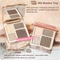 Termurah !!! 3 in 1 Eyeshadow Highlighter Blush On Contour Hidung dan Wajah Muge Leen 4 Color ORI / Eyeshadow Lengkap Glitter Eyeshadow Palette Matte Highlighter Makeup Highlighter Glowing Tahan Lama Pink Blush On Waterproof Blusher Tahan Lama Perona Pipi. 