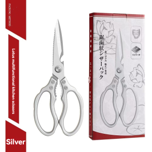 【SG Stock】Kitchen Scissors Stainless Steel Cutter Big Heavy Duty Multi Purpose Scissors Multi Function Large Handle Scisssors SK5