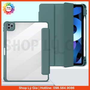 Bao da iPad cao cấp có khay đựng bút | iPad Pro 11 M4/ Air 6 11 M2/12.9 Air 1/2/3/4/5 Mini 6 Gen 5/6/7/8/9/10