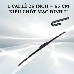 Gạt Mưa Ô Tô TOYOTA VIOS FORTUNER INNOVA HILUX ALTIS CAMRY Lưỡi Silicon Nano Gạt Sạch Êm. T3K