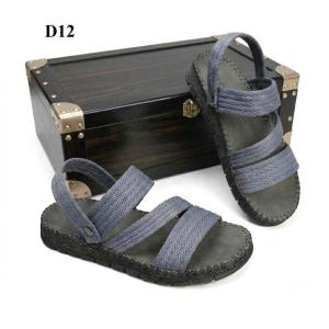 Dép quai hậu nam Sandal nam quai dù D11 đế lõm êm chân may viền thủ công chắc chắn bền bỉ năng động