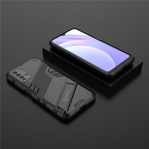 Xiaomi Redmi 9T Redmi9T Phone Case Hard Fashion Armor Shockproof Casing Soft Stand Holder Bracket Back Cover