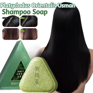 Platycladus Orientalis Usman Shampoo Soap Oil Control Anti-Dandruff Chinese Medicine Handmade Hair Shampoo Hair Treatment