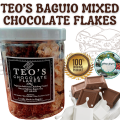 Teo's Baguio Mixed Chocolate Flakes. 