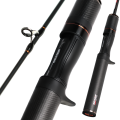 SEASIR Black Arrow Fishing Rod 1.5M-1.8M/4.92FT-5.90FT 76G Lure Weight 0.8-10g UL Carbon Fiber FUJI O Guide Rings BFS Two Sections Sound Knob Light Micro Fish Pole. 