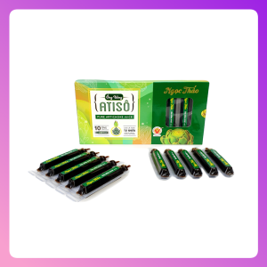 Hộp Cao Nước Atiso lá tươi uống liền Ngọc Thảo - 10 ống 10ml tiện lợi dễ dàng sử dụng