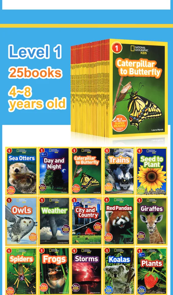 National Geographic Kids level1 25冊 25 Books/Set English Picture Book National Geographic Kids