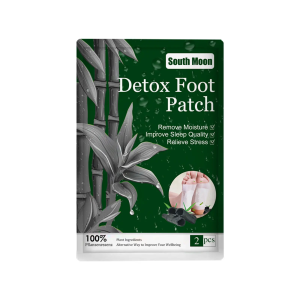 South Moon Bamboo Charcoal Foot Patch Bamboo Charcoal Extract Health Care Detox Help Sleep Relax Patch heel pain relief foot patch Bamboo Charcoal patch Pain Relieving Plaster Relieve Stress Help Sleeping Weight Loss Body Slimming Pad Detox（20pcs））