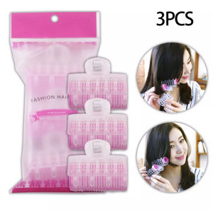 [SG SELLER] Self-adhesive Hair Curlers Self-holding Rollers Convenient Non-slip Hairpin Edge Clip for Household Salon