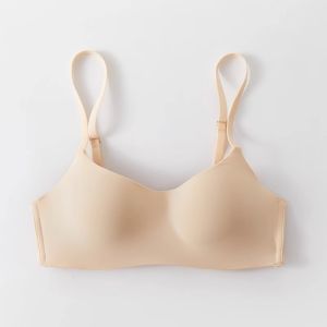SKI Bralette Wireless bra Seamless Bra Single Layer Thin Bralette No underwire Non-Padded