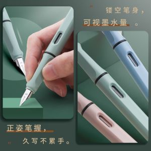 莫兰迪钢笔ins高颜值学生正姿钢笔吸墨水换墨囊练字学生钢笔批发 PENS