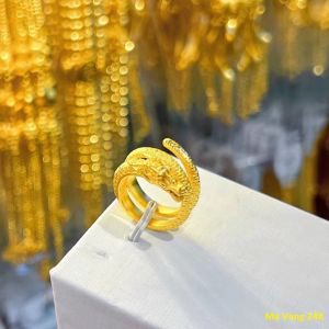 Nhẫn Nam Nữ  Rồng  Bay  Vàng 24K  Cá Tính Thời Trang Đẳng Cấp RBDRAGONXOAYVANG1