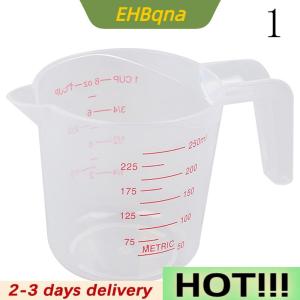 EHBqna High quality plastic measuring jug large capacity scale cup 250 500 1000ml