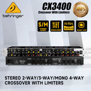 Behringer Super-X PRO CX3400 High-Precision 3-Channel Stereo 4-Way Mono Crossover Electronic Active Crossover Independent IGC Limiter