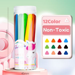 12/24/36 Colors Plastic Crayons Non-Toxic Not Dirty Coloring Set Hand Drawing Art Stationery