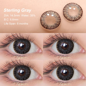【Buy 1 Get 2 Gifts】Magister Contact Lens with Solution Set /Contact Lenses with Solution & Case /6Months Use 14.0-14.5mm