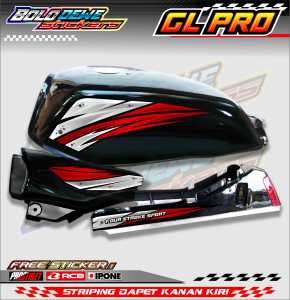 STRIPING VARIASI HONDA GL PRO - ZOMBIE/ STICKER LIST VARIASI MOTOR HONDA GL 100