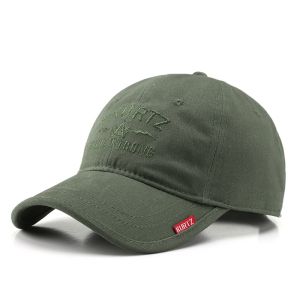 Kurts Casual Men Outdoor Military Look Plain Cotton Baseball Cap