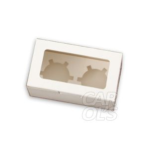 5pcs | Cupcake/Muffin/Pastry WHITE/BROWN Box NO HANDLE/ WITH INNER Packaging case(2 4 6 12 holes)