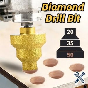 Diamond Step Drill Bit Chamfer Countersink Hole Cutter 20-35-50mm Tile Marble Wood Metal Drilling