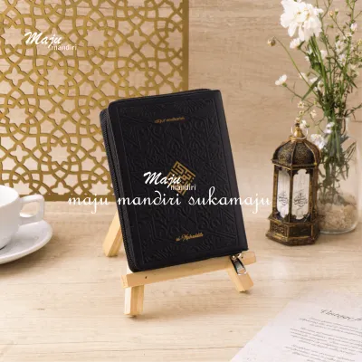 Alquran Hadis Terjemahan Tajwid Resleting Rainbow Al Quran Alqosbah Al-Muhaddits Muslimah A6