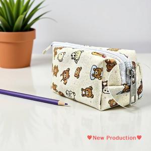 New Production💖 กล่องดินสอพิมพ์ลายการ์ตูนหมี กล่องดินสอความจุขนาดใหญ่อุปกรณ์เครื่องเขียนอเนกประสงค์