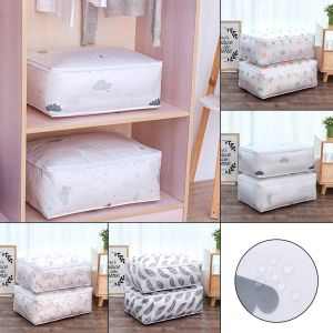 Quilt Storage Bag Foldable Storage Box Organizer Clothes Storage Waterproof Pillow Duvet Organizer Bag Large Container Box