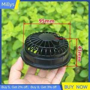 Millys 1 Piece ngoài trời làm việc phụ kiện 5V quạt làm mát cho điều hòa không khí làm mát vest áo khoác điều hòa không khí quần áo mặc mát Fan