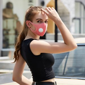 (SG READY STOCK) Original Sponduct Sponge Filter-Valve Mask Adult Mask Plain Mask Solid Mask Sponge Mask - Anti-fog Respirator Air Purifying Mouth washable Reusable Valve Mask Breathing Valve Facemask (P001)