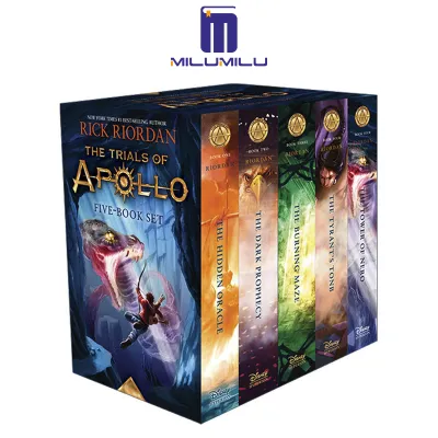 Trials of Apollo The 5 Book Paperback Boxed Set Paperback by Rick Riordan Original English books