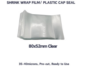 1000pcs Shrink Wrap film for Packaging Container Shrinkable Cap Sealer in Various Sizes & Colors