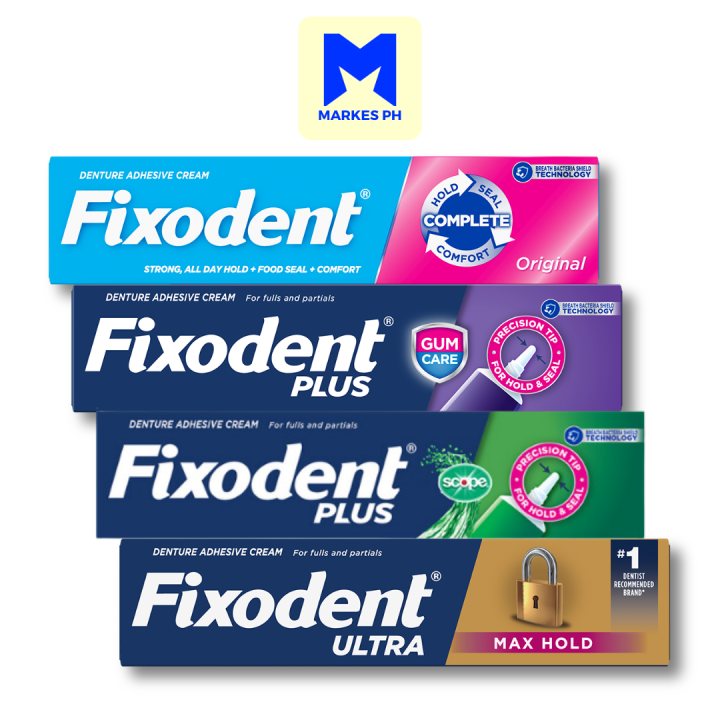 Fixodent Denture Adhesive Cream Complete Denture Cream Glue Dental