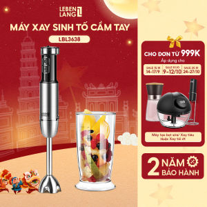 Máy xay sinh tố cầm tay đa năng Lebenlang LBL4589 công suất 1000W bảo hành 2 năm – hàng chính hãng