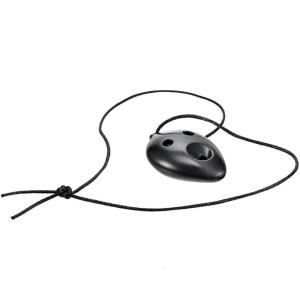 Easy to Learn 6 Hole Plastic Ocarina Ergonomic Finger Holes for Adults Portable Musical Instrument with Included Cord