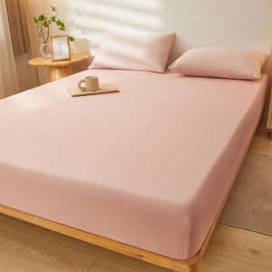 LINSY HOME（HOT SALE）ผ้าปูที่นอน 3.5 ฟุต 5ฟุต 6ฟุต（พร้อมปลอกหมอน）ผ้าปู ชุดผ้าปูที่นอน าปูที่นอนกันไรฝุ่น เซตปูที่นอน 100%cotton วัสดุปูพื้น