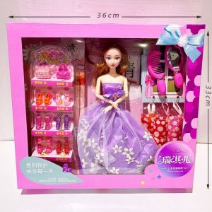 Year of Rabbit Princess Fashion Doll Gift Box Educational Pretend Play Toy for Girls Birthday Present mainan anak perempuan