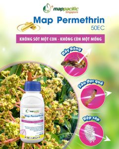 (Mappacific Singapore) Map Permethrin 50EC Chai (100ML) - THUỐC TRỪ SÂU (RỆP SÁP BỌ XÍT MUỖI) - Hàng Hiệu Chính Hãng