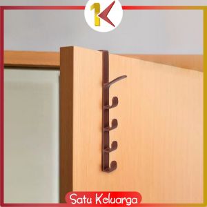 SK-C959 Gantungan Pintu Lemari Baju Topi Tas 5 Hook Tanpa Paku / Hanger Gantungan Baju Hanger