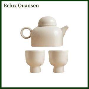 Eelux 1 12 Dollhouse mô phỏng ấm trà ấm trà Kit Dollhouse thu nhỏ nhà bếp trang trí đồ chơi búp bê nhà vi cảnh đạo cụ ảnh