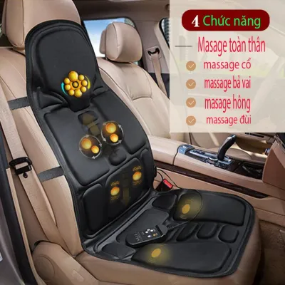 Nệm massage toàn thân Ghế massage toàn thân trên ô tô - Đệm mát xa toàn thân 8 vùng da gấp gọn thoải mái và tiện lợi m