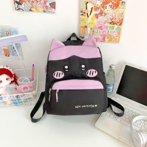 LZ69 Chiikawa Usagi Backpack Student Large Capacity Lightweight Fashion Casual Versatile Female Cute Cartoon School Bag L69Z
