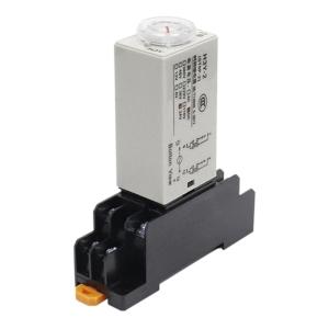 Time Relays Power On Delay Rotary Knob 0-60 Seconds Timers Delay Timers With Base Socket Power On Time Relays Enduring