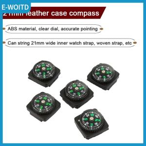 【E-WOITD】 Mini Wristband Compass Portable Detachable Compass Outdoor Camping Hiking Travel Emergency Survival Navigation Tool