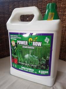 POWER GROW ORGANIC FOLIAR FERTILIZER GALLON GREEN OR RED. GREEN FOR GROWTH BOOSTER AND RED FOR FLOWERING AND FOR FRUIT ENCHANCER. COMPLETE PLANT FOOD WITH FULL ORGANIC SUPPLEMENT. DYNAPHARM ORIGINAL POWER GROW SINCE 2010