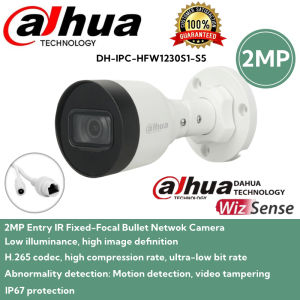 Dahua IP Camera 2MP HD With Audio Bullet Network Camera Motion Detection Wired Outdoor Weatherproof IP Security Camera