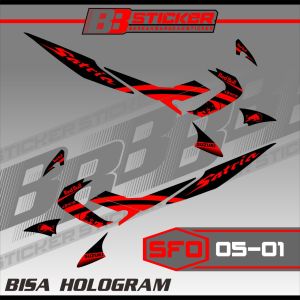 Striping Satria Fu Barong BISA HOLOGRAM Striping Satria Barong Stripping Satria Fu Lama sfo 5
