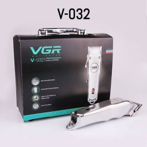 VGR V-032 Steel Cordless Clipper Professional Hair Trimmer Rechargeable Hair Clipper V032